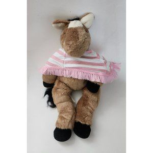 Build A Bear Workshop Floppy Pony Brown Plush Stuffed 18" Animal 1997